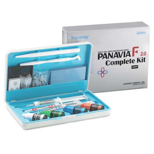 Panavia F 2.0 Complete Kit, Tooth Color. Universal Resin Cement. Kit: 1 Paste A 5.0 g(2.3 ml), 1