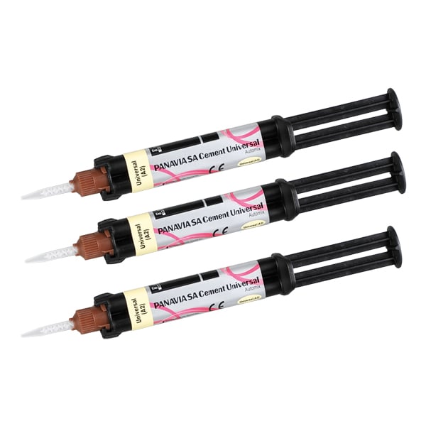 Panavia SA Cement Universal Automix - Universal (A2), Value Pack: 3 - 4.6 ml Syringes with Paste