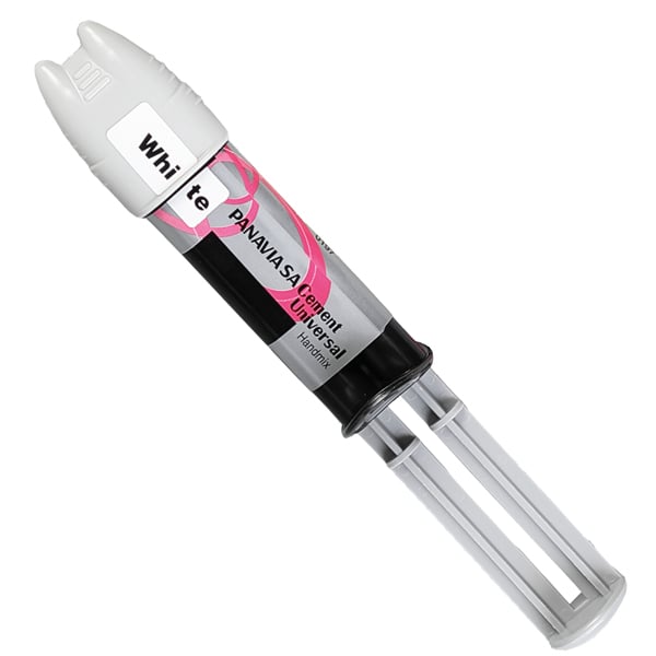 Panavia SA Cement Universal Handmix - White. 1 - 5 ml Syringe with Paste A & B. For cementation