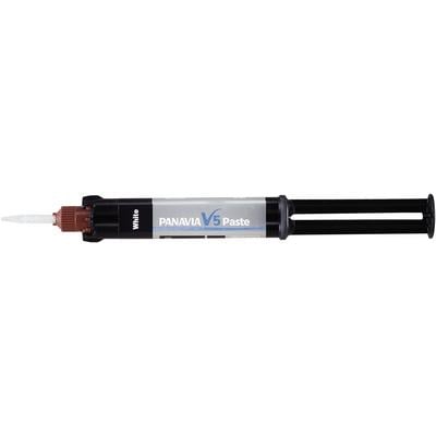 Panavia V5 Universal Resin Cement Paste - White. 1 x 8.1g (4.6ml) Syringe and 20 Mixing Tips