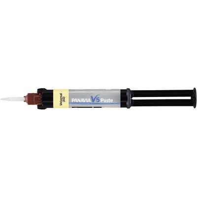 Panavia V5 Universal Resin Cement Paste - Universal (A2) shade: 4.6 mL Syringe and 20 Mixing Tips