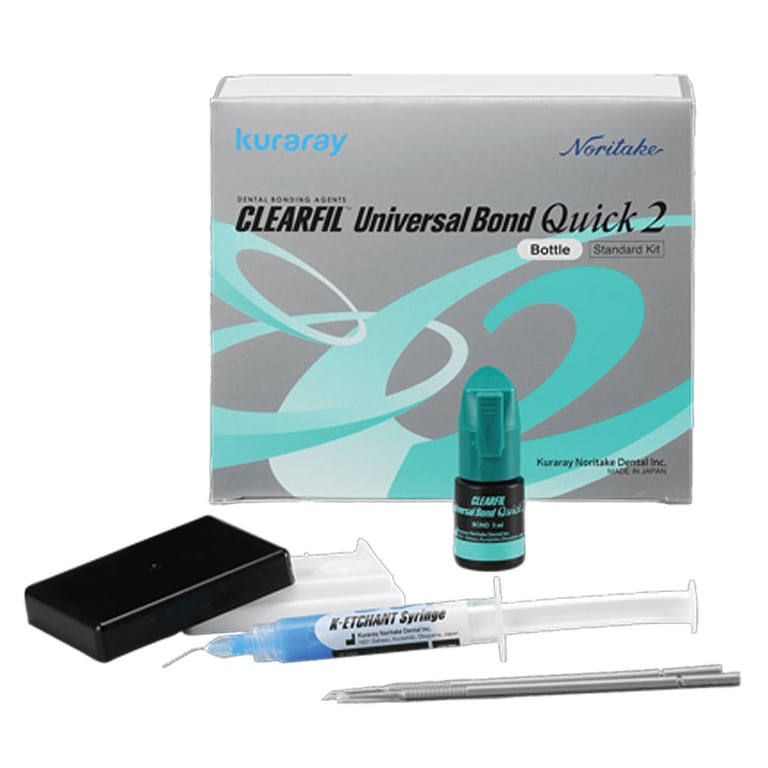 Clearfil Universal Bond Quick 2 Bonding Agent, 5 mL Bottle Standard Kit. Includes 1 x K-Etchant 3
