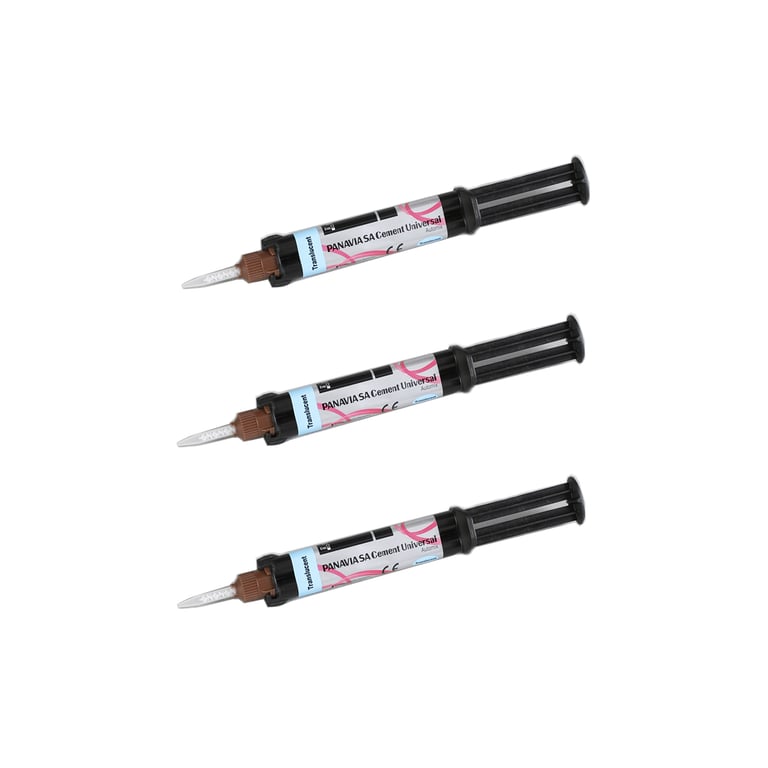 Panavia SA Cement Universal EXPORT PACKAGE Automix -Translucent, Value Pack: 3 - 4.6 ml Syringes