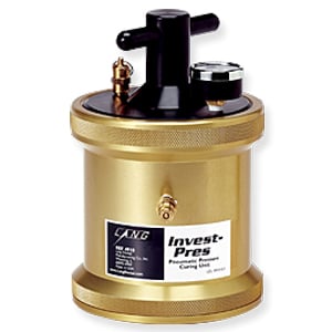 Investpres Pneumatic Curing Unit provides a safe, easy way to create dense, hard, bubble-free