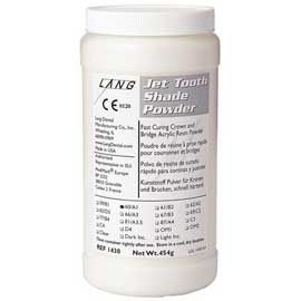 Jet Tooth Shade #62/A2 - 5 lb Drum of Powder Only, Self-Cure Acrylic Resin for Temporary Crowns