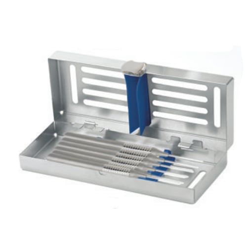LENOXPrimeLine Root Elevator Flex-Periotomes, Set of 6 Flexitomes in Stainless Steel Sterilization