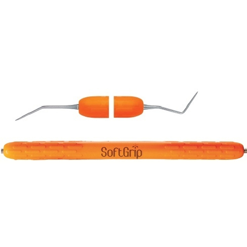 SoftGrip 5-9 Dental Explorer, Silicone Handle. The explorer provides the tactile information