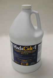 MadaCide-1 Disinfectant Cleaner. Broad spectrum multiporpose. Kills: Influenza A. HIV, HEPATITIS