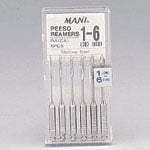 Mani #6 Peeso Reamer, 32 mm, Stainless Steel. Package of 6 Instruments