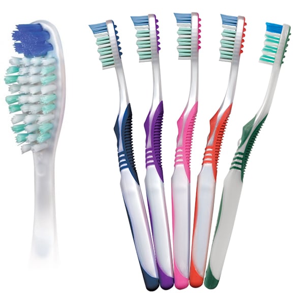 Maxill 509 maxMagic Regular Head Super Soft Toothbrush, 49 Tufts, Cello Wrapped, 100/Box, Single