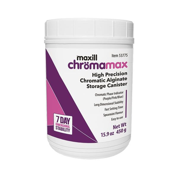 chrömamax High Precision Chromatic Alginate, Empty Storage Canister. For spearmint High Precision
