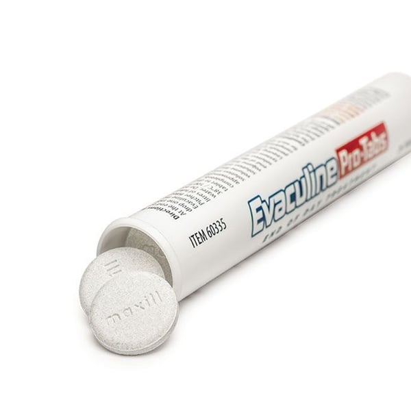 Evaculine Pro-Tabs End of Day Evacuation System Treatment, 26 Tablets per Tube. A synergetic blend