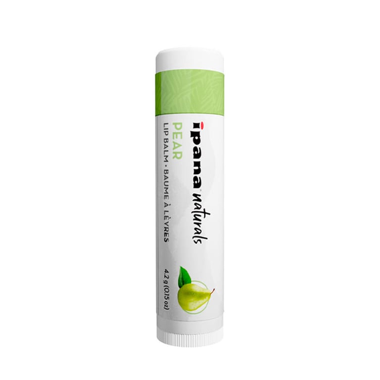 ipana Naturals Lip Balm, Pear, 50/Bag. Made with Beeswax and Candelilla Wax Jojoba Seed Oil