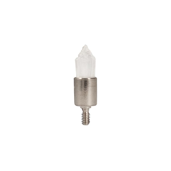ipana Screw Type Tapered Prophy Brush, Regular White Nylon, Metal shank,144/Box. Shank length
