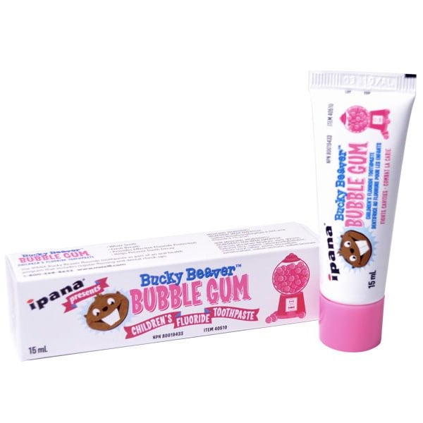 ipana Bucky Beaver Bubble Gum Fluoride Toothpaste