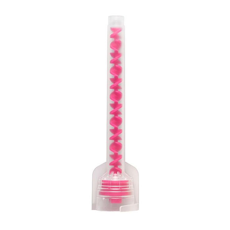 Krystal Klear Mixing Tips, 1:1, 68mm, Pink, 48/Bag.These tips enable direct delivery of all