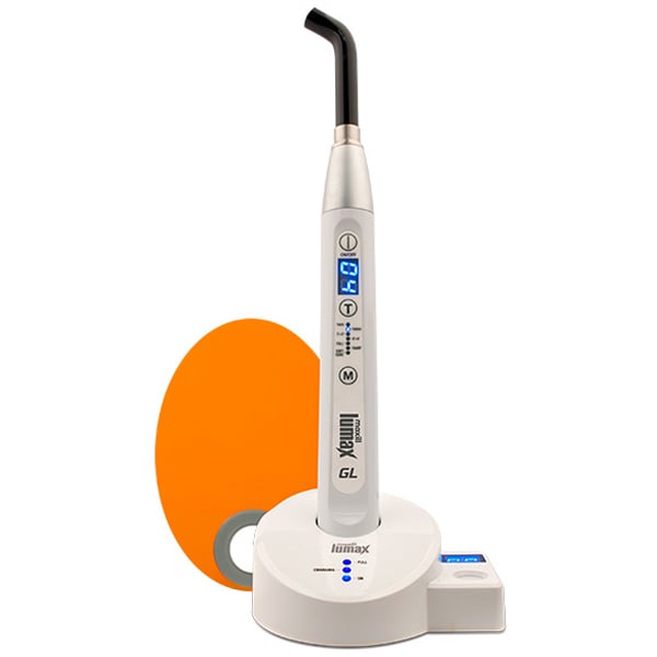 lumax GL Broad Spectrum LED Curing Light Kit. Includes: 1 LED Curing Light, 1 Charging Station, 1