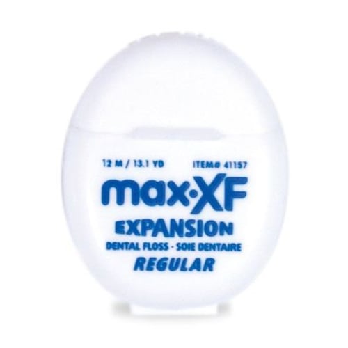 Max-XF Expansion Floss, Regular, 13 yd/Dispenser, 100 Dispensers/Bag. Complex fiber composite