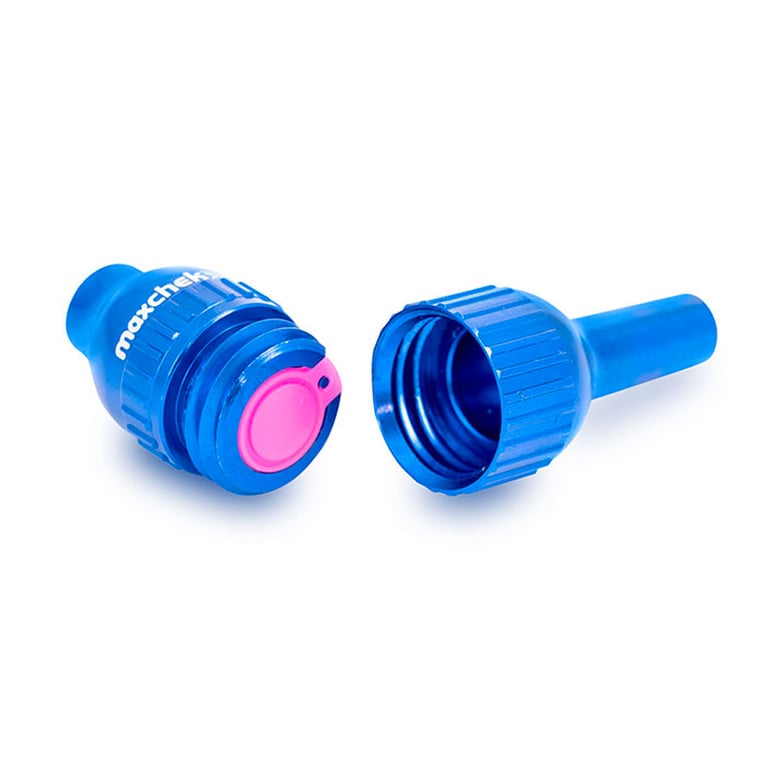 Maxchek Backflow Prevention Valve, Blue. Unique one-way autoclavable valves prevent backflow