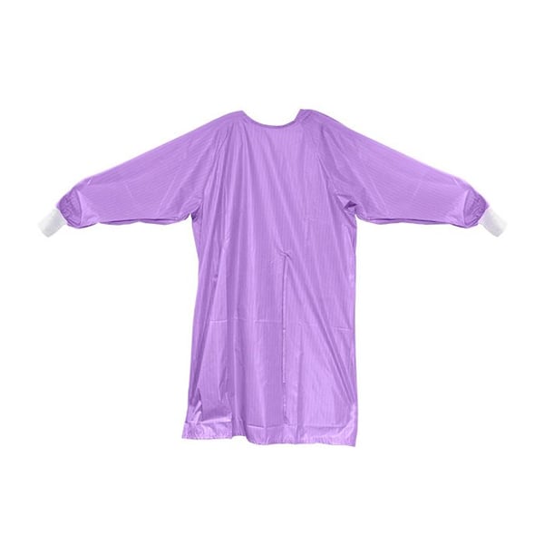 Maxill aquist AAMI Level 2 Washable Isolation Gowns - Lavender with Knit Cuffs 6/Pk. Made of 99%