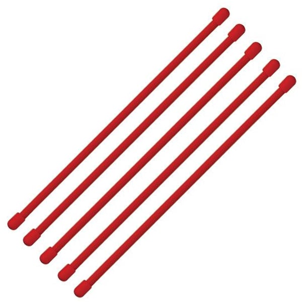 Maxill Bath Buddies - 5" Silicone Bundle Wraps, Red 5/Pk. Easily and securely bundle instruments