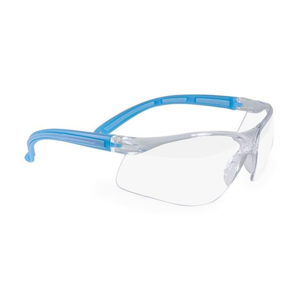maxill Frames Adult Safety Glasses 277c Series Blue with Clear Lenses1