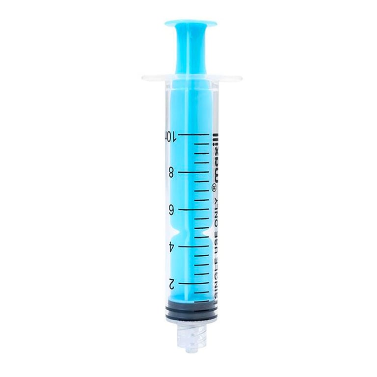 Maxill ezee ID Luer Lock Syringe, Blue, 10ml, 50/Box. These color coded syringes are a fast & easy