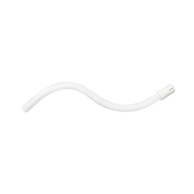 Maxill Bendable Saliva Ejectors, White with White Tip, 100/Bag. Made with non-rusting metal alloy