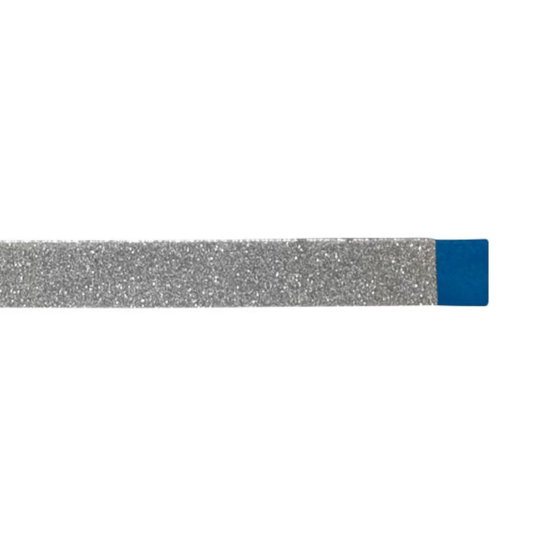 Maxill Diamond SS Finishing Strips, 4.0mm, Medium, Blue, 6/Pk. Single-sided, diamond stainless