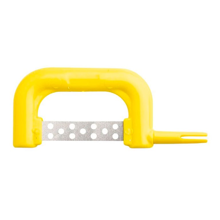 Maxill Xacto Stripz Sawz Interproximal Reduction Strips, Left Sided, 0.05mm Extra Fine, Yellow