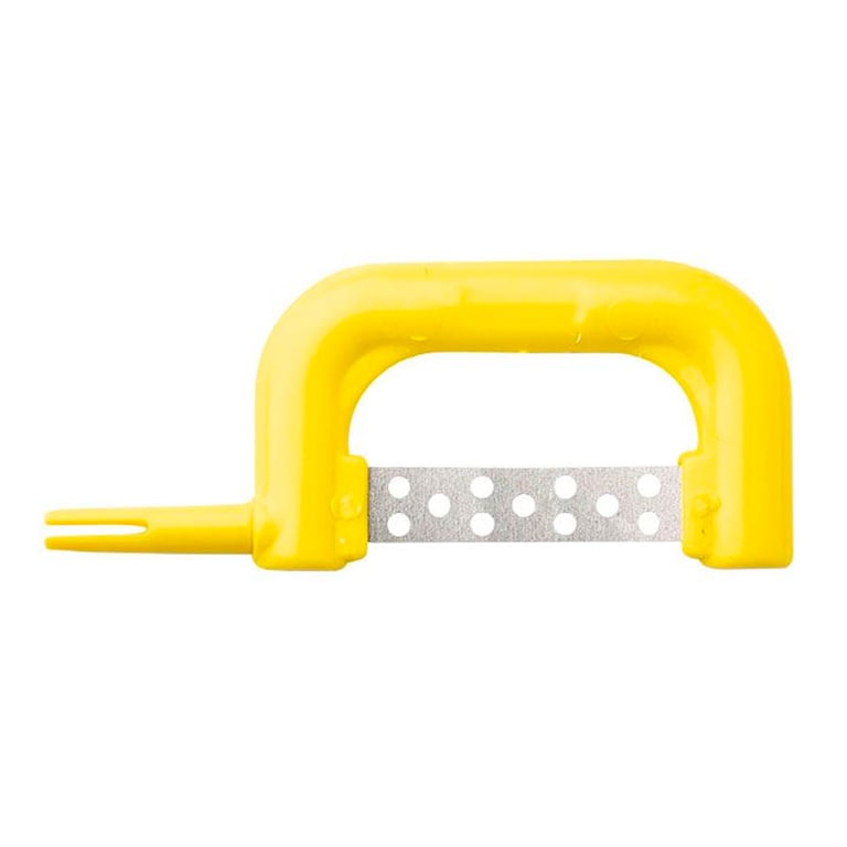 Maxill Xacto Stripz Sawz Interproximal Reduction Strips, Double Sided, 0.10mm Extra Fine, Yellow