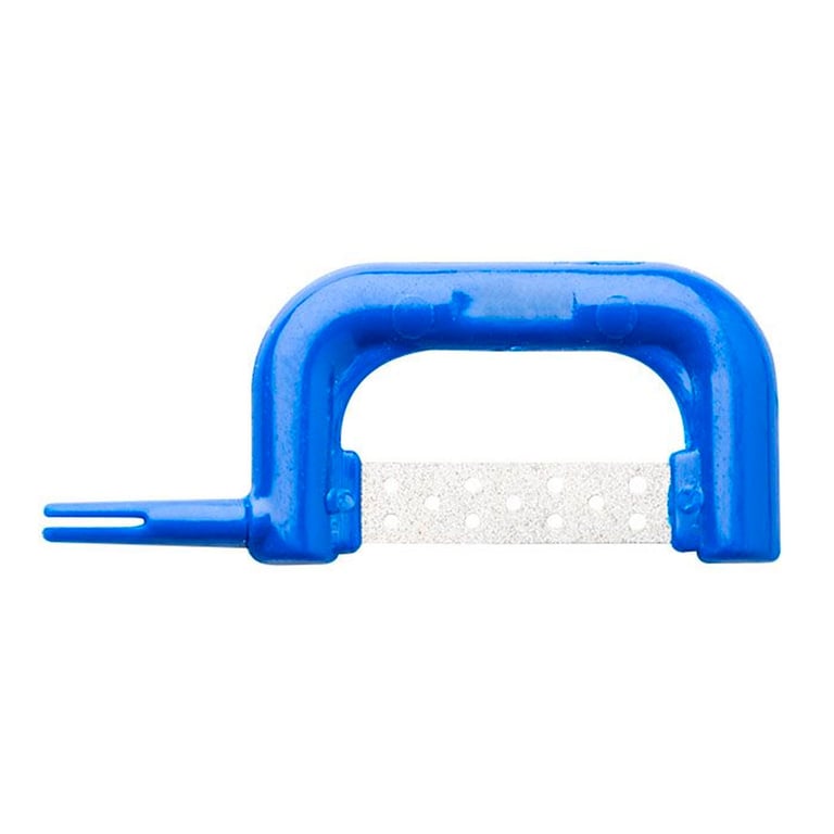Maxill Xacto Stripz Sawz Interproximal Reduction Strips, Double Sided, 0.30mm Medium, Blue, 10/Pk