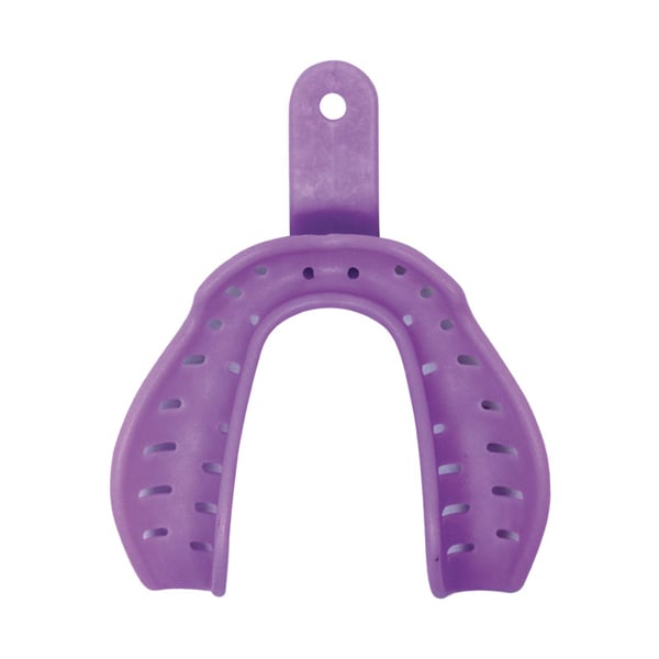 Maxill #2 Purple Large Lower, Anodontia Impression Tray, 12/Bag. The impression trays are