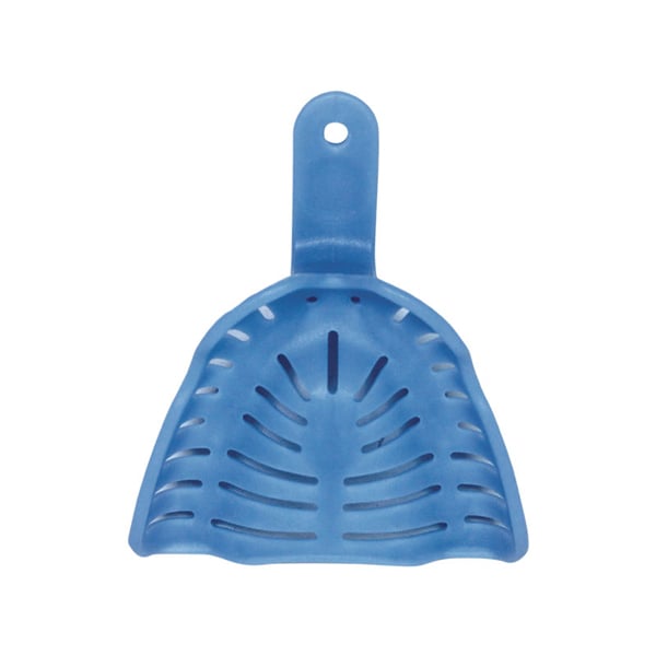 Maxill #3 Blue Medium Upper, Anodontia Impression Tray, 12/Bag. The impression trays are specially