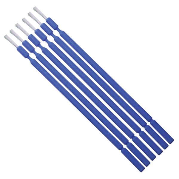 maxill Bendable Applicator Brushes, Blue, 100/Tube. Made from chemical resistant fibers