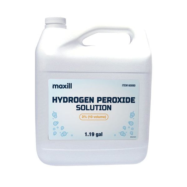 maxill 3% Hydrogen Peroxide, 1.19 Gallon Jug, 1/Pk