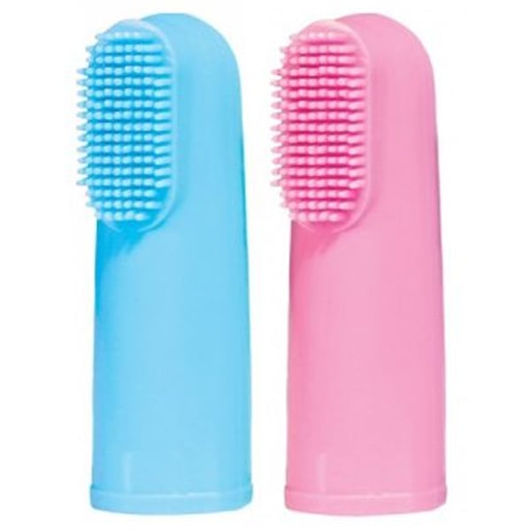 Maxill Infant Finger Toothbrush & Gum Massager, Cello Wrapped, Assorted Colors, 100/Box, Single