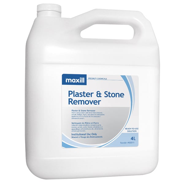 Maxill Plaster & Stone Remover RTU Ultrasonic Cleaning Solution, 1.06 Gallon Jug, 1/Pk. Cleans