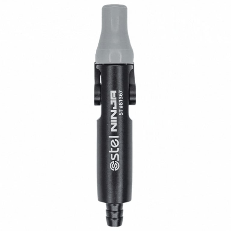 Maxill stel NINJA Soft Tip Saliva Ejector Valve, Autoclavable, Quick Disconnect, Black, 1/Pk