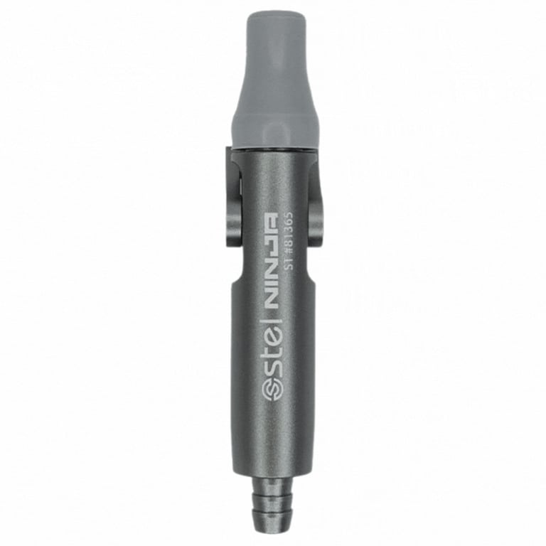 Maxill stel NINJA Soft Tip Saliva Ejector Valve, Autoclavable, Quick Disconnect, Gray, 1/Pk