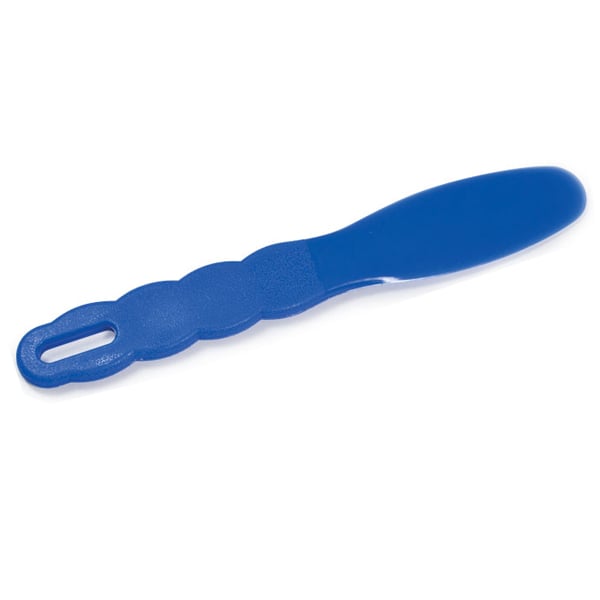 Maxill Easy Grip Textured Wave Handle Spatula, Autoclavable, Blue, Single Spatula. Smooth surface