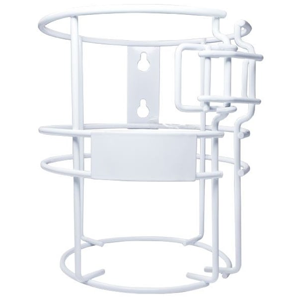 Maxill Wall Mountable Canister Wipes Dispenser Rack, Single Rack. Powder-coated dispenser rack