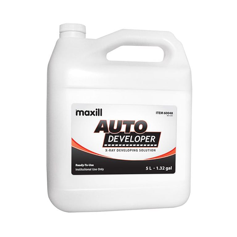 Maxill Auto Developer, 5 L Jug. Designed for the automatic processing of all intraoral