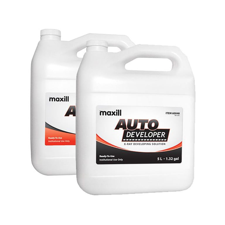 Maxill Auto Fixer & Developer System Kit - 2 x 5 L Fixer, 2 x 5 L Developer. Designed