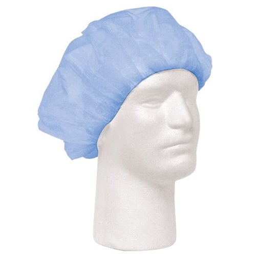 Maxill Bouffant Caps - 24" (XL) Blue SMS 100/Pk. Composed of latex free, high quality material