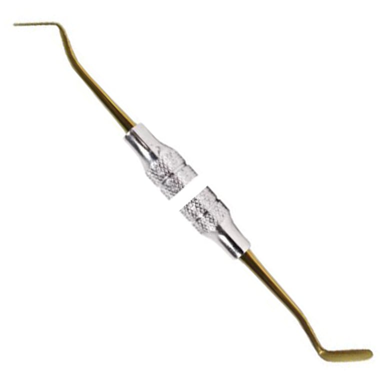 Maxill #4 Titanium Nitride Composite Filling Instrument with 3/8" Stainless Steel Handle, 1/Pk