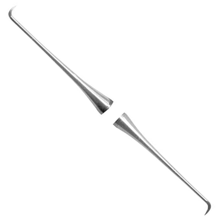 Maxill #0/00 Stainless Steel Morse Scaler with Soft Blue Silicone Ergonomic Grip, 1/Pk. Crafted