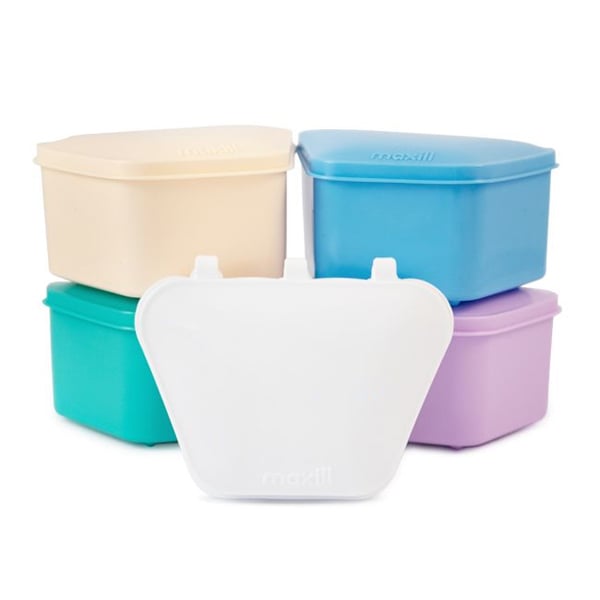 Maxill Classic Denture Baths Assorted Colors 50/Box. These denture baths are made of a durable
