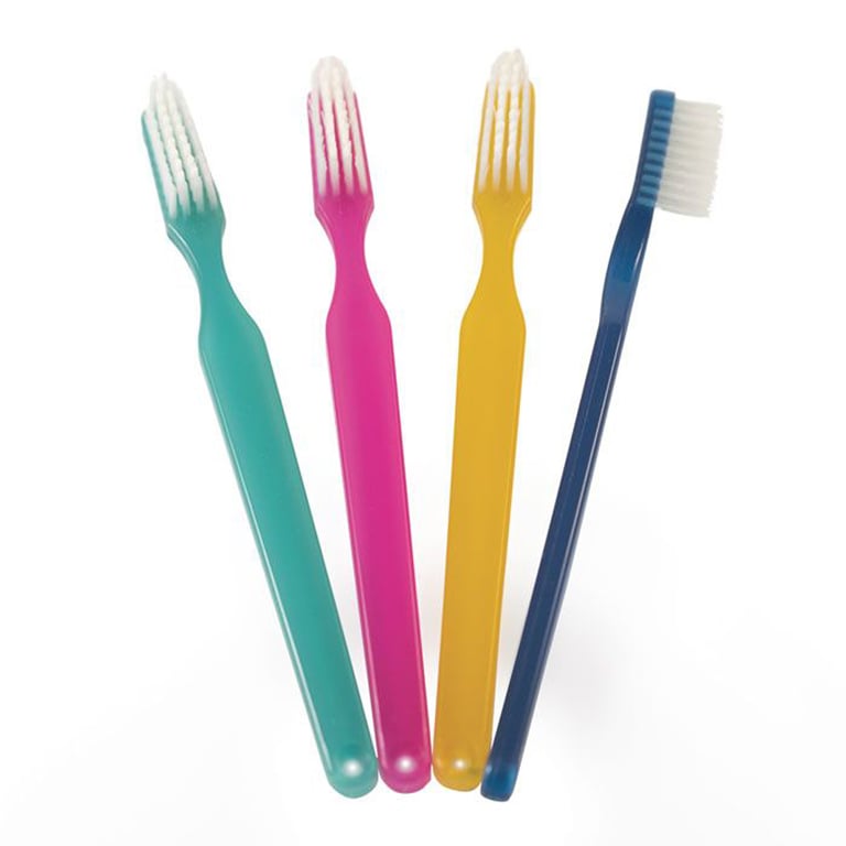 Maxill Disposable Soft Toothbrush, Assorted Colors, Individually Wrapped, 100/Box. Color