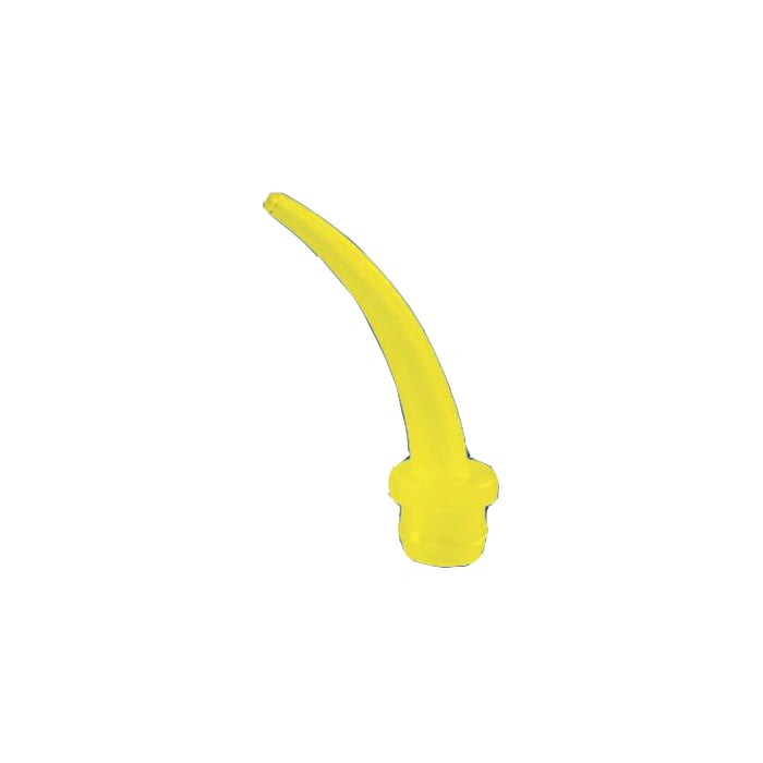 Maxill Mixing Tips Intra Oral Extensions, Small 21mm, Yellow, 100/Box